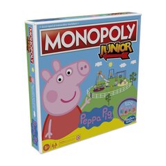 Настольная игра для детей Hasbro Monopoly Junior Peppa Pig цена и информация | Настольные игры, головоломки | pigu.lt