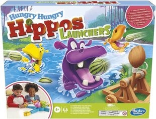 Детская игра Hungry Hippos Launchers от 4 лет цена и информация | Настольные игры, головоломки | pigu.lt