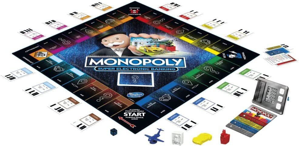 Elektroninės bankininkystės stalo žaidimas Monopoly Super kaina ir informacija | Stalo žaidimai, galvosūkiai | pigu.lt