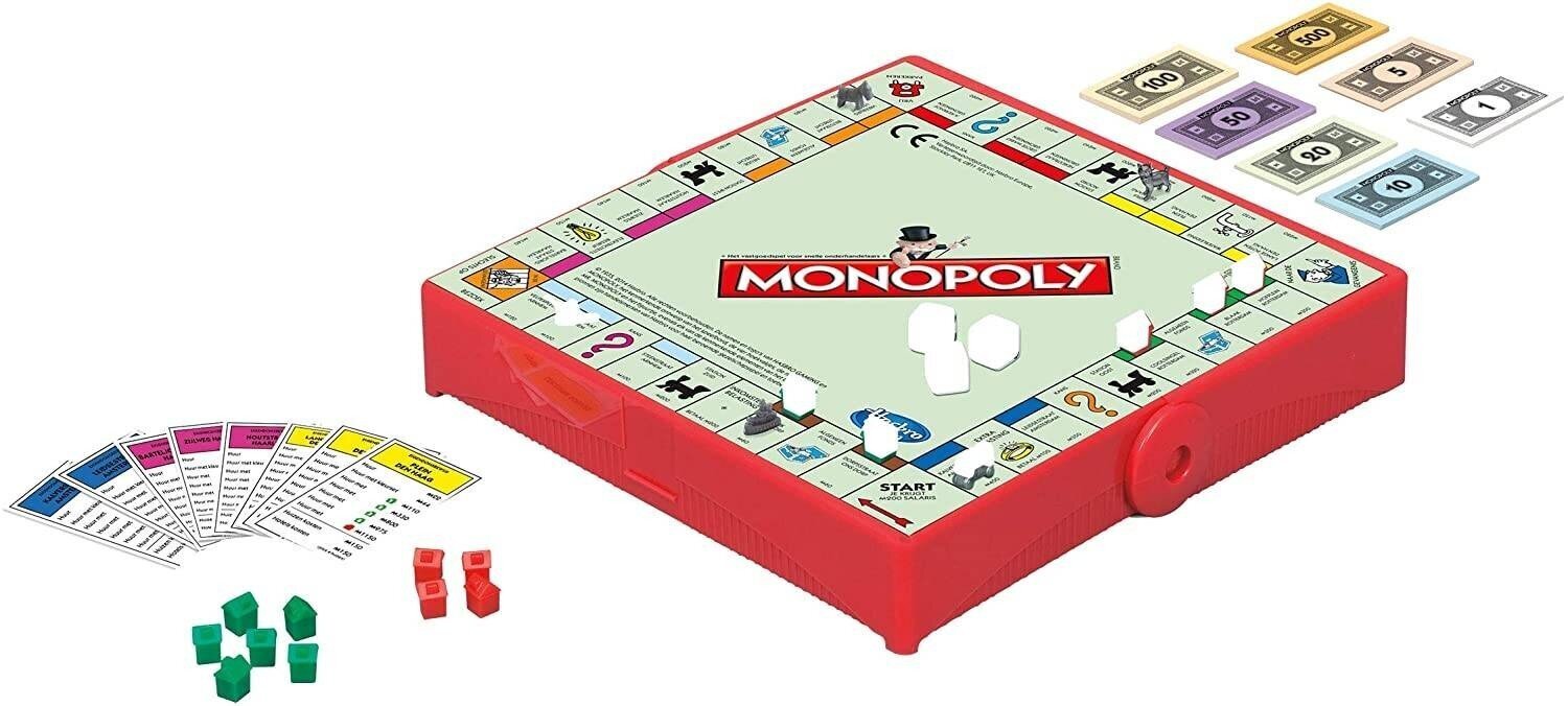 Stalo žaidimas Hasbro Monopoly Grab N Go B1002 kaina ir informacija | Stalo žaidimai, galvosūkiai | pigu.lt