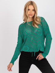 Женский зеленый классический свитер цена и информация | Свитера женские | pigu.lt
