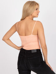 базовый топ оранжевого меланжа с соответствующим кроем цена и информация | Женские блузки, рубашки | pigu.lt