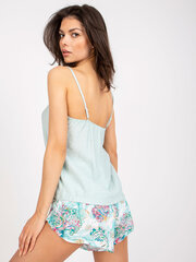 Женский пижамный комплект бирюзового цвета цена и информация | Женские пижамы, ночнушки | pigu.lt