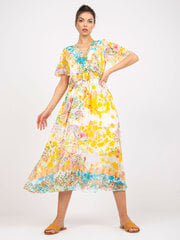 Suknelė moterims Variant-250957, geltona kaina ir informacija | Suknelės | pigu.lt
