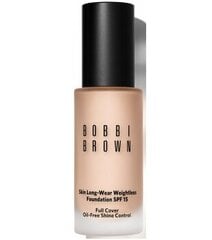 Makiažo pagrindas bobbi brown skin skin weightless longwear foundation spf15 warm porcelain w 016, 30ml цена и информация | Пудры, базы под макияж | pigu.lt