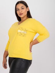 Palaidinė moterims Variant-252250, geltona kaina ir informacija | Palaidinės, marškiniai moterims | pigu.lt