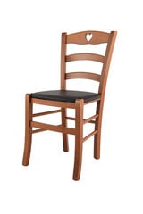 Kėdė Cuore, ruda kaina ir informacija | Virtuvės ir valgomojo kėdės | pigu.lt