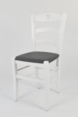 Tommychairs - стул CUORE структура из бука ручной работы в стиле шебби-шик и сиденье из соломы  цена и информация | Стулья для кухни и столовой | pigu.lt