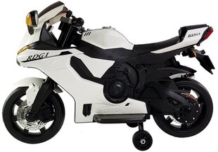 Elektrinis motociklas vaikams TR1603, baltas kaina ir informacija | Elektromobiliai vaikams | pigu.lt