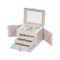 Papuošalų dėžutė su stalčiais JBC159W01, balta kaina ir informacija | Interjero detalės | pigu.lt