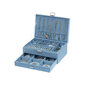 Papuošalų dėžutė JBC156Q01, šviesiai mėlyna kaina ir informacija | Interjero detalės | pigu.lt