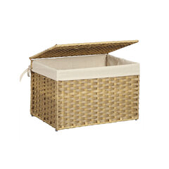 Коробка/мешок из натурального полиротанга, объем 60л. цена и информация | Ящики для вещей | pigu.lt