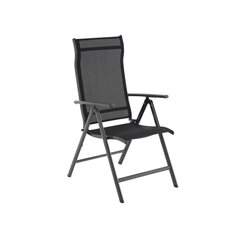 4-ių dalių sodo kėdžių komplektas Songmics, juodas kaina ir informacija | Lauko kėdės, foteliai, pufai | pigu.lt