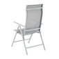 2 - jų lauko kėdžių komplektas, pilkas kaina ir informacija | Lauko kėdės, foteliai, pufai | pigu.lt