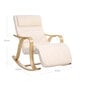 Supama kėdė LYY41M, smėlio kaina ir informacija | Svetainės foteliai | pigu.lt