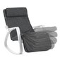 Supama kėdė LYY011G01, tamsiai pilka цена и информация | Svetainės foteliai | pigu.lt