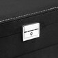 Papuošalų dėžutė su užraktu JBC156B01, juodos spalvos kaina ir informacija | Interjero detalės | pigu.lt
