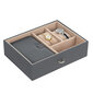 Papuošalų dėžutė JBC121G01, pilkos spalvos цена и информация | Interjero detalės | pigu.lt