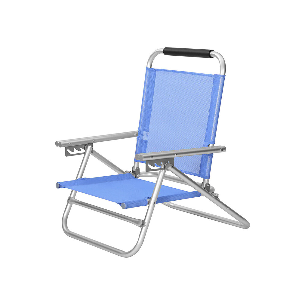 Paplūdimio kėdė Songmics, mėlyna kaina ir informacija | Gultai | pigu.lt