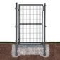 Cinkuoti geležiniai sodo vartai Songmics, 106x150 cm kaina ir informacija | Tvoros ir jų priedai | pigu.lt