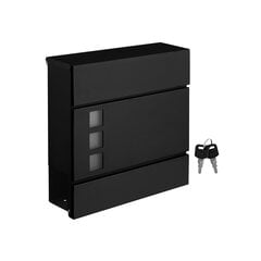 Pašto dėžutė, juoda GMB052B01 kaina ir informacija | Pašto dėžutės, namo numeriai | pigu.lt