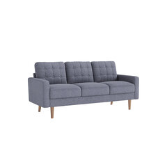 Sofa LCS101G01, 182 x 80,5 x 84 cm, pilka kaina ir informacija | Sofos | pigu.lt