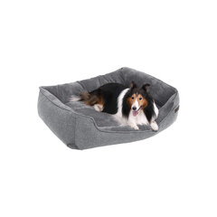 Šuns guolis su plaunamu užvalkalu, pilkas, 110x77 cm kaina ir informacija | Guoliai, pagalvėlės | pigu.lt