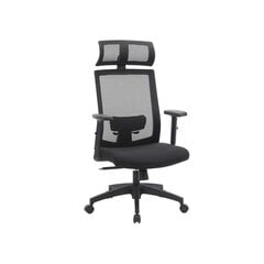 Офисный стул OBN55BK, черный цена и информация | Офисные кресла | pigu.lt
