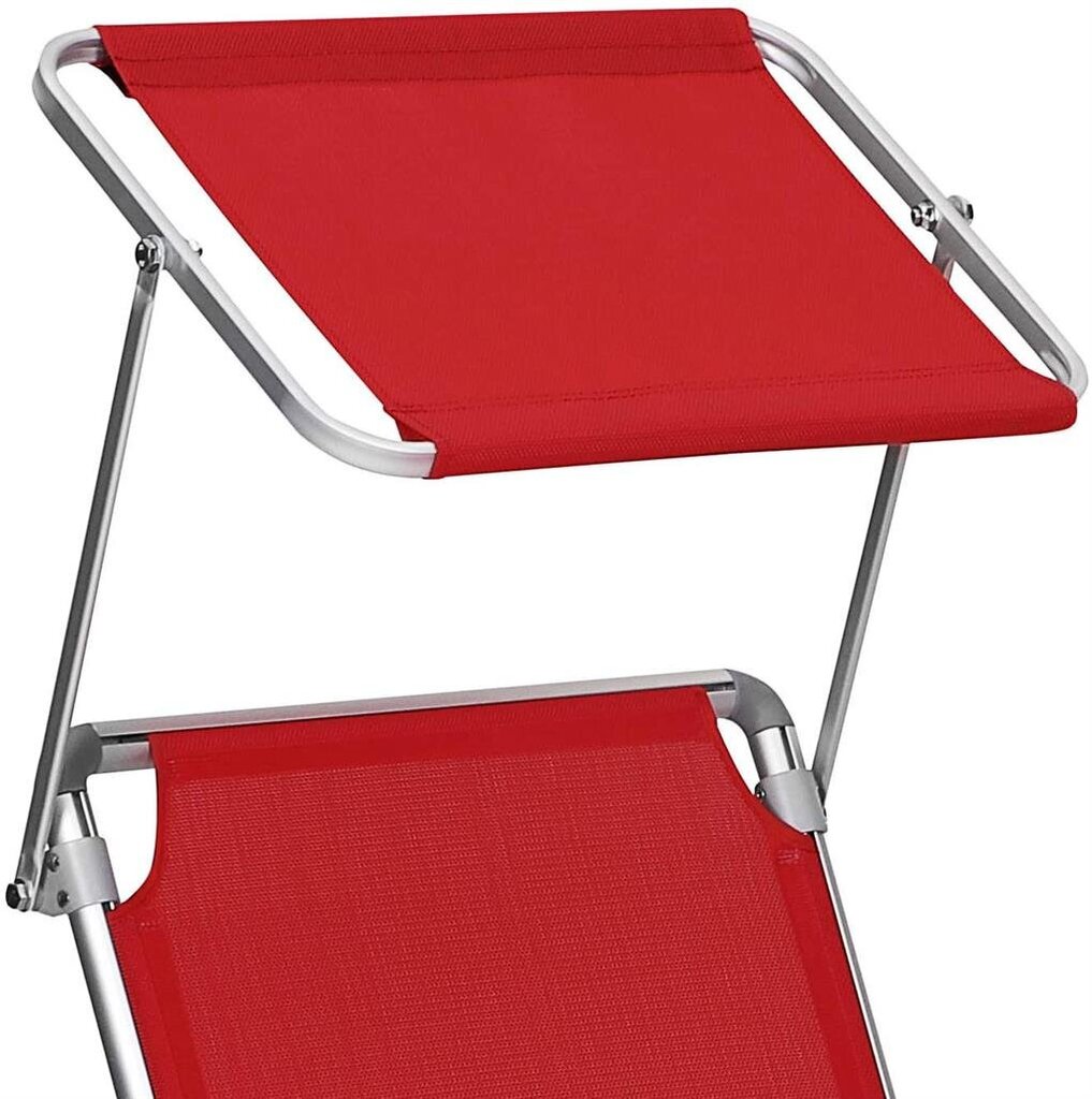 Raudonas gultas su pavėsiu (baldakimu) nuo saulės GCB19RD kaina ir informacija | Gultai | pigu.lt