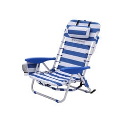 Paplūdimio kėdė Songmics, mėlyna kaina ir informacija | Turistiniai baldai | pigu.lt