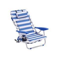 Paplūdimio kėdė Songmics, mėlyna kaina ir informacija | Turistiniai baldai | pigu.lt