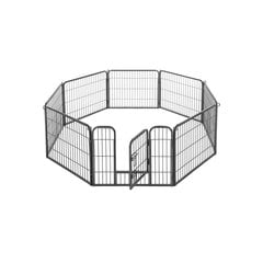 Клетка для собаки Feandrea, изготовлена из 8 панелей 77 х 60 см. цена и информация | Переноски, сумки | pigu.lt