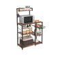 Virtuvinė lentyna su metaliniu krepšeliu KKS35X kaina ir informacija | Virtuvės įrankiai | pigu.lt
