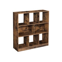 Старинный книжный шкаф, 8 отделений цена и информация | Полки | pigu.lt