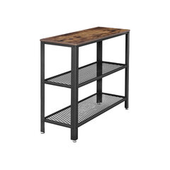 Консольный стол LNT81BX 101,5 x 35 x 80 см., коричневый/черный цена и информация | Столы-консоли | pigu.lt