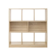 Деревянный книжный шкаф, 8 отделений цена и информация | Полки | pigu.lt
