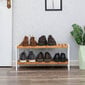 Batų lentyna, 70 x 33 x 26 cm, balta kaina ir informacija | Batų spintelės, lentynos ir suolai | pigu.lt