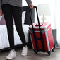 Kosmetikos lagaminas ant ratukų, raudonos spalvos цена и информация | Kosmetinės, veidrodėliai | pigu.lt
