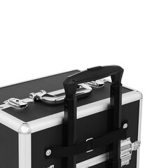 Kosmetikos lagaminas ant ratukų, juodos spalvos kaina ir informacija | Kosmetinės, veidrodėliai | pigu.lt