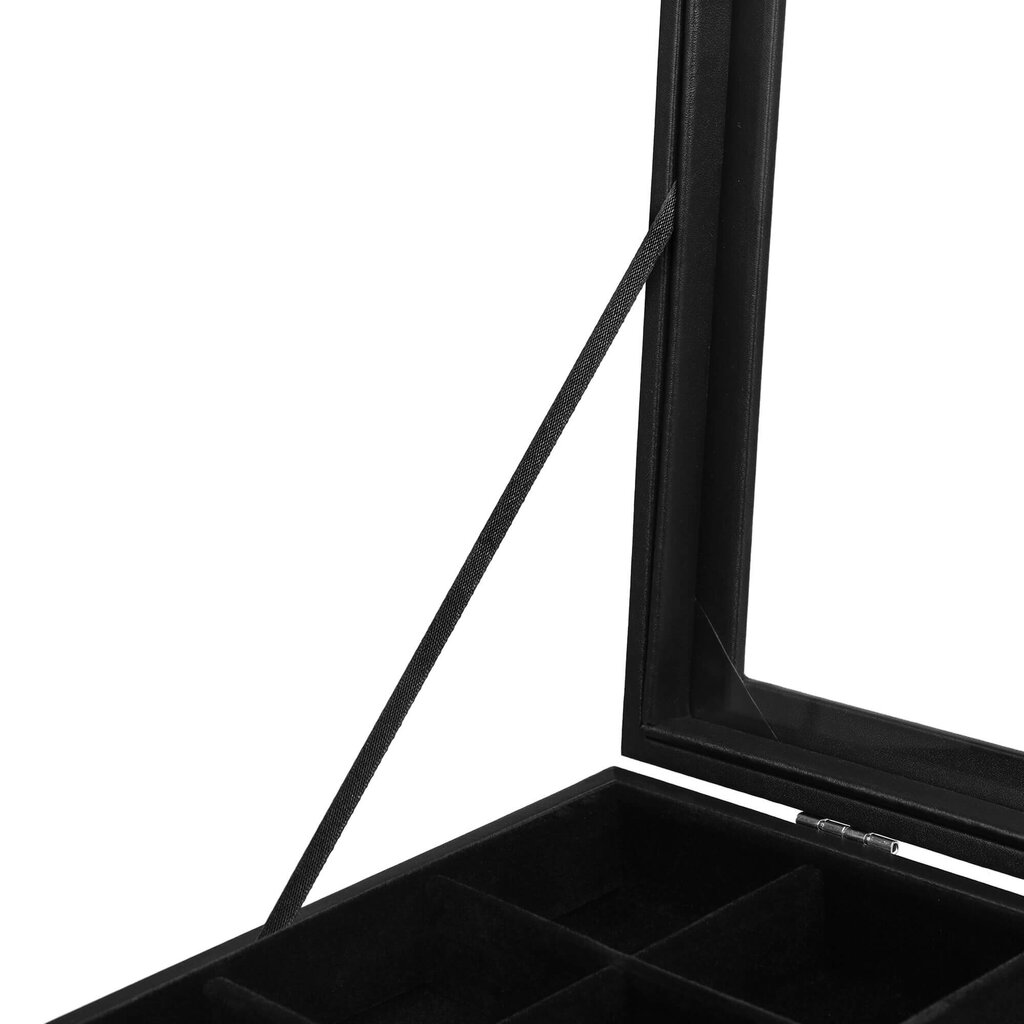 Papuošalų dėžutė JDS303, juodos spalvos kaina ir informacija | Interjero detalės | pigu.lt