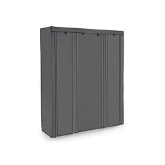 Многофункциональный модульный шкаф 175 х 150 см., цвет серый цена и информация | Шкафы | pigu.lt
