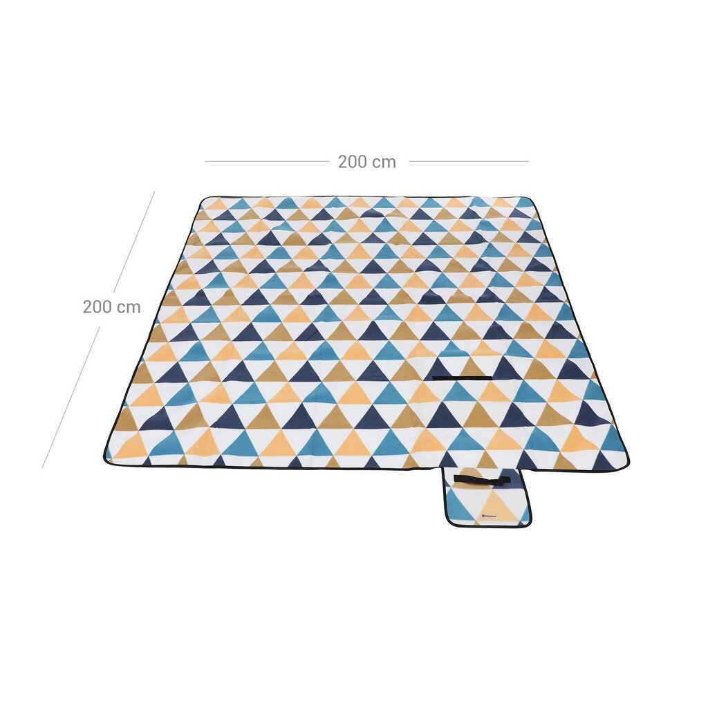 Iškylos kilimėlis Songmics GCM76S, 200x200 cm kaina ir informacija | Turistiniai čiužiniai ir kilimėliai | pigu.lt