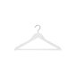 Pakabų rinkinys 50 vnt., baltos spalvos цена и информация | Pakabos, maišai drabužiams | pigu.lt