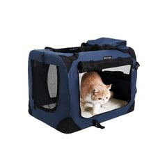 Транспортировочная сумка для животных, размер М, синего цвета цена и информация | Переноски, сумки | pigu.lt