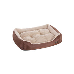 Лежак для собак 65 см., коричневый цена и информация | Лежаки, домики | pigu.lt