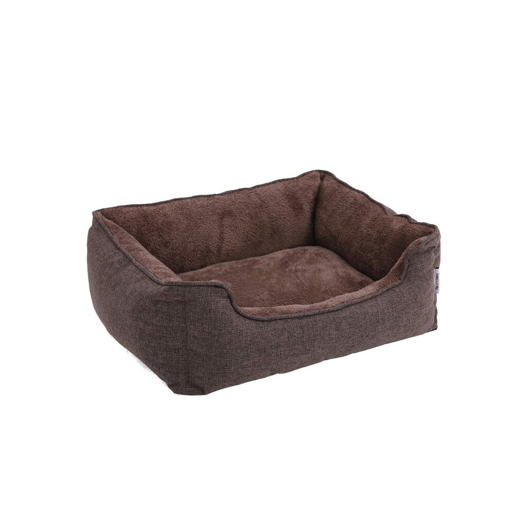 Šunų guolis, 75 cm, rudas цена и информация | Guoliai, pagalvėlės | pigu.lt