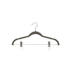 Набор вешалок для брюк, 12 шт., цвет серый цена и информация | Вешалки и мешки для одежды | pigu.lt