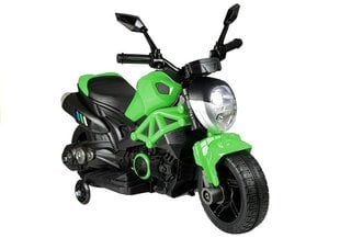 Детский электрический мотоцикл GTM1188, зеленый цена и информация | Электромобили для детей | pigu.lt