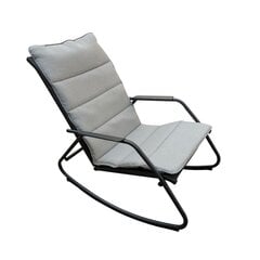 Кресло-качалка Naterial Lyco, серое цена и информация |  Садовые стулья, кресла, пуфы | pigu.lt