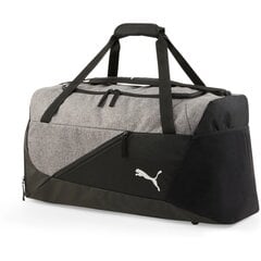 Спортивная сумка Puma teamFINAL Teambag M, 46 л, Black-medium gray heather цена и информация | Рюкзаки и сумки | pigu.lt